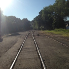 Train Tracks, Rochelle Park (L.E. Swenson)